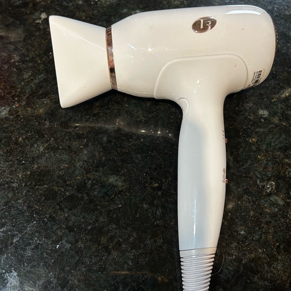 T3 Luxe White Hair Dryer